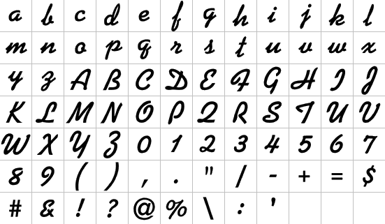 Alphabet 3 Full Font