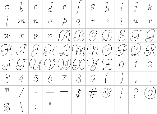 Alphabet 22 Full Font